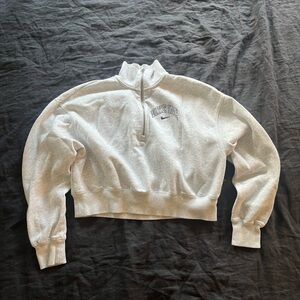 Nike Phoenix Fleece 1/2 Zip Cropped Sweatshirt